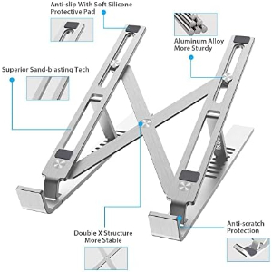 Gshine-Laptop-Stand-Ergonomic-Aluminum-Laptop-Computer-Stand-Foldable-Computer-Riser-Laptop-Riser-No-rlm